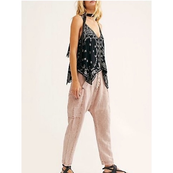 Free People Desert Daze Harem Pants. SO COOL AND SLOUCHY!!! - Picture 8 of 14